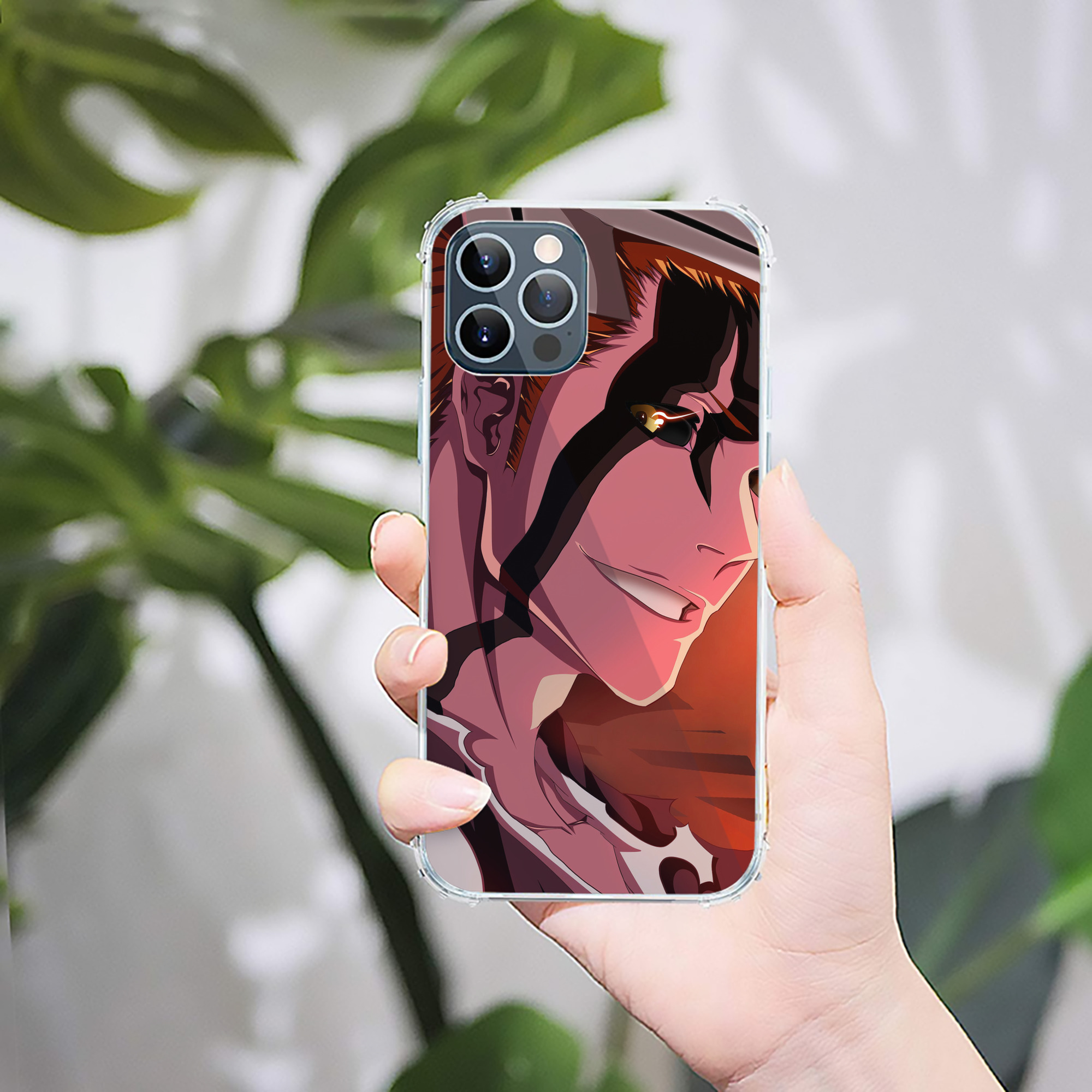 （画像用） ブリーチ BLEACH 【iPhone 12シリーズ対応】透明スマホケース（クリアソフトケース）